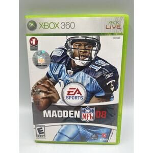 Madden NFL 08 (Microsoft Xbox 360, 2007) Complete w/ Manual